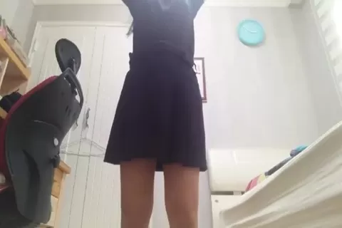韓國高中生家裡自慰